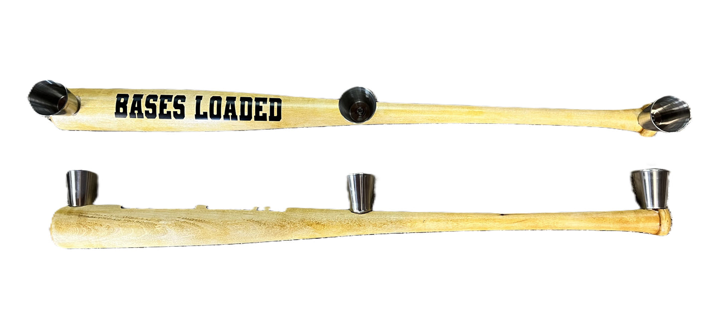 Personalized Double-sided Baseball Triple Shot Bat with 3 Shots, A Shot Bat is like a Shot Ski