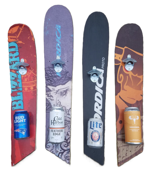 Snow Ski Wall Mounted Bottle Opener   Play in style, Drink in style!