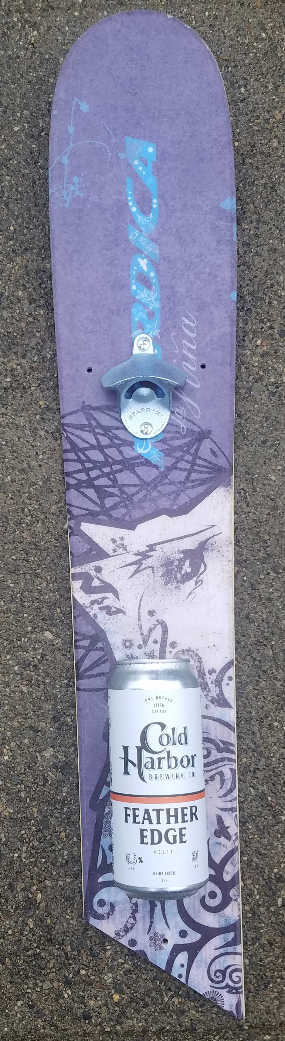 Snow Ski Wall Mounted Bottle Opener   Play in style, Drink in style!