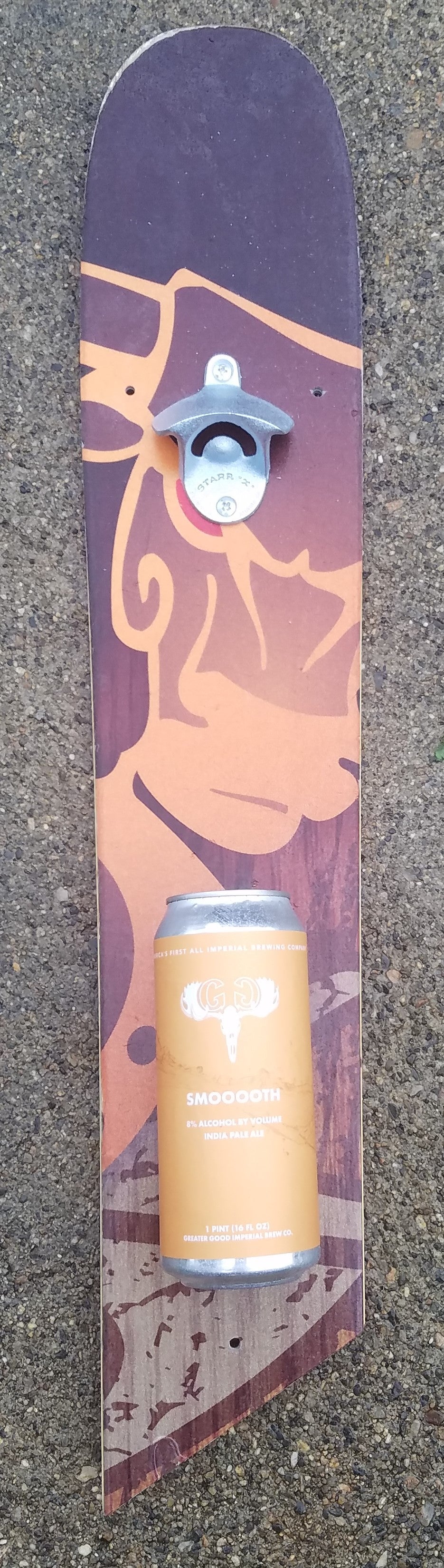 Snow Ski Wall Mounted Bottle Opener   Play in style, Drink in style!