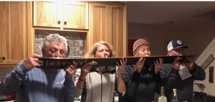 Make America Drunk Again - Shot Ski made with a Real Snow Ski - shotski