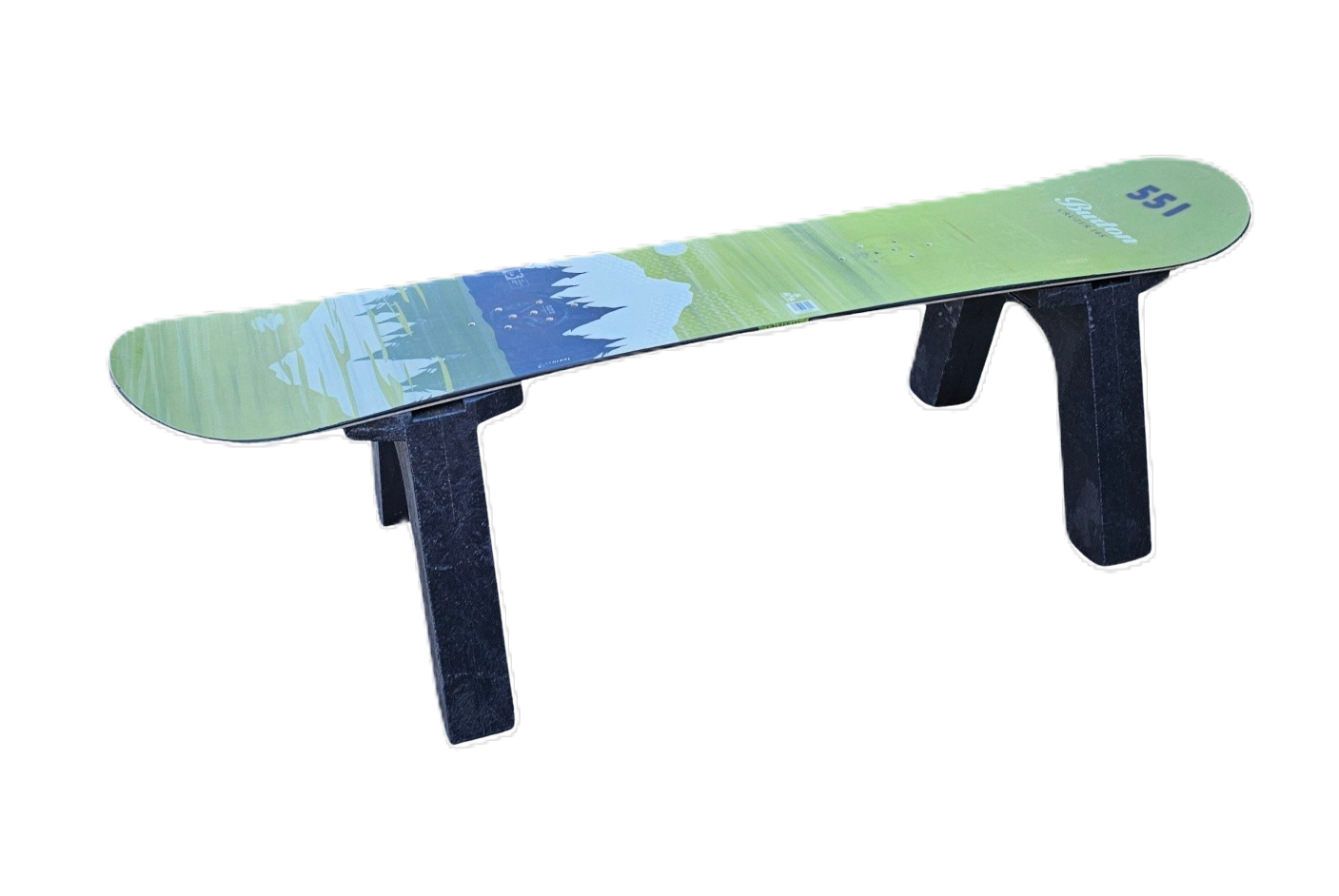 Customize your Recycled Snow Board Bench-Choose your type of Snow Board (Copy)