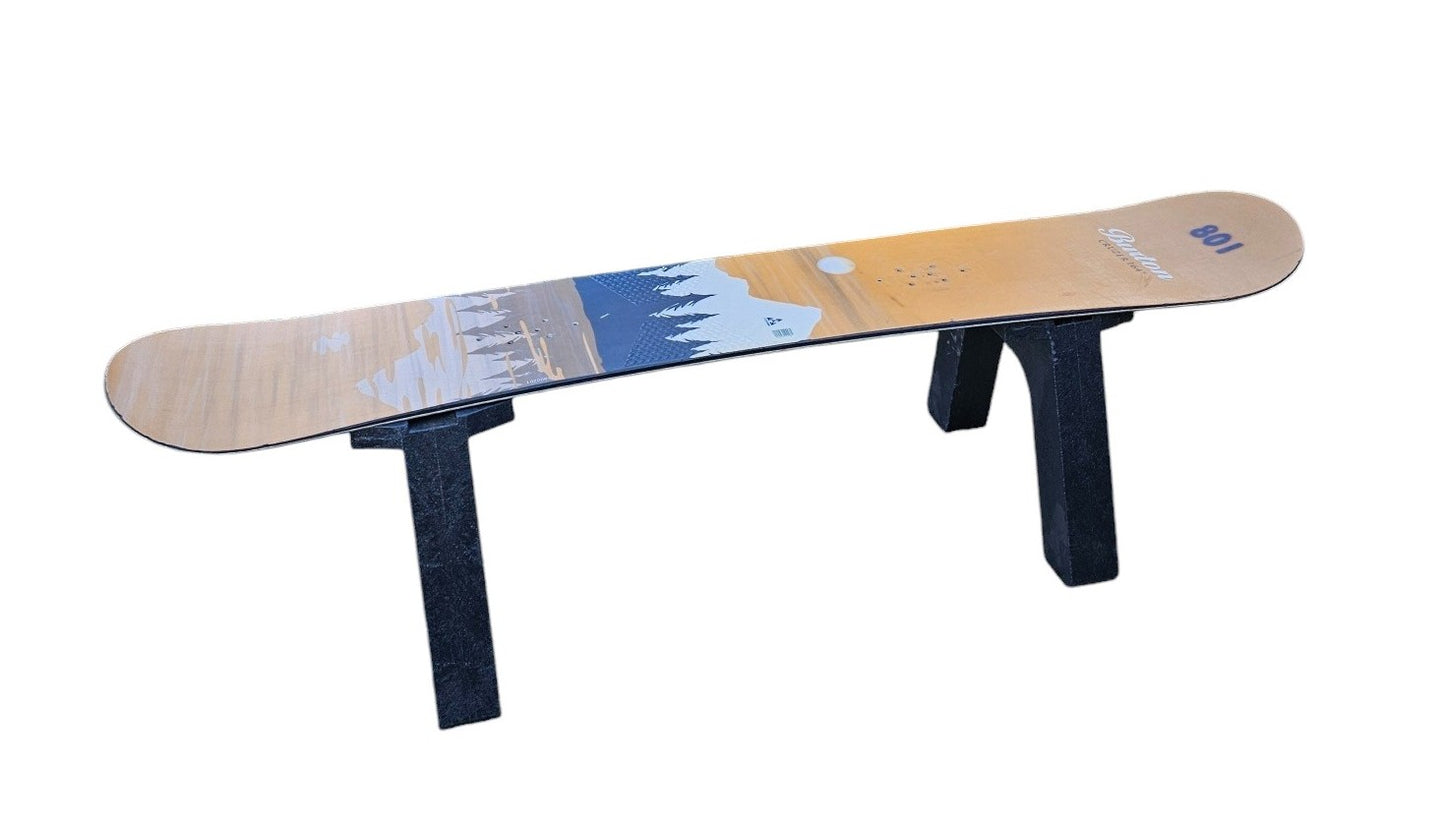 Ski Patio set - 3 piece - Customize your Recycled Snow Ski or Snow Board Patio set - Skichair, Bench and Rocker