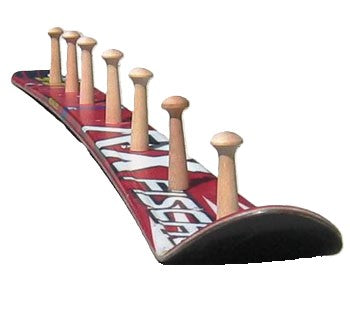 Customize your Snow Ski Coat Rack made from real skis that you can pick!