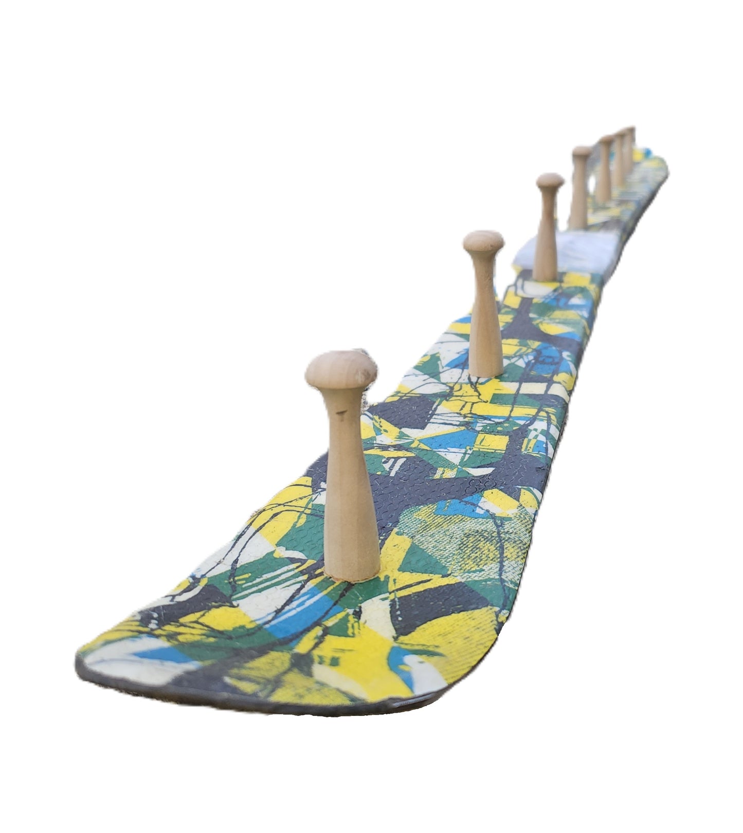 Customize your Snow Ski Coat Rack made from real skis that you can pick!