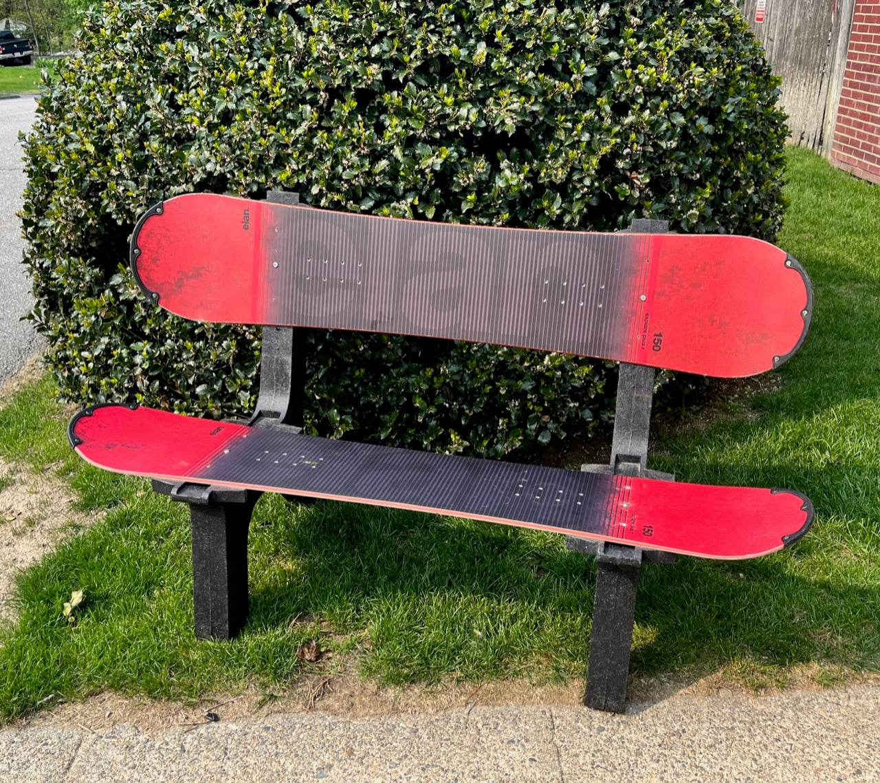 Customize your Recycled Snow Board Bench-Choose your type of Snow Board (Copy)