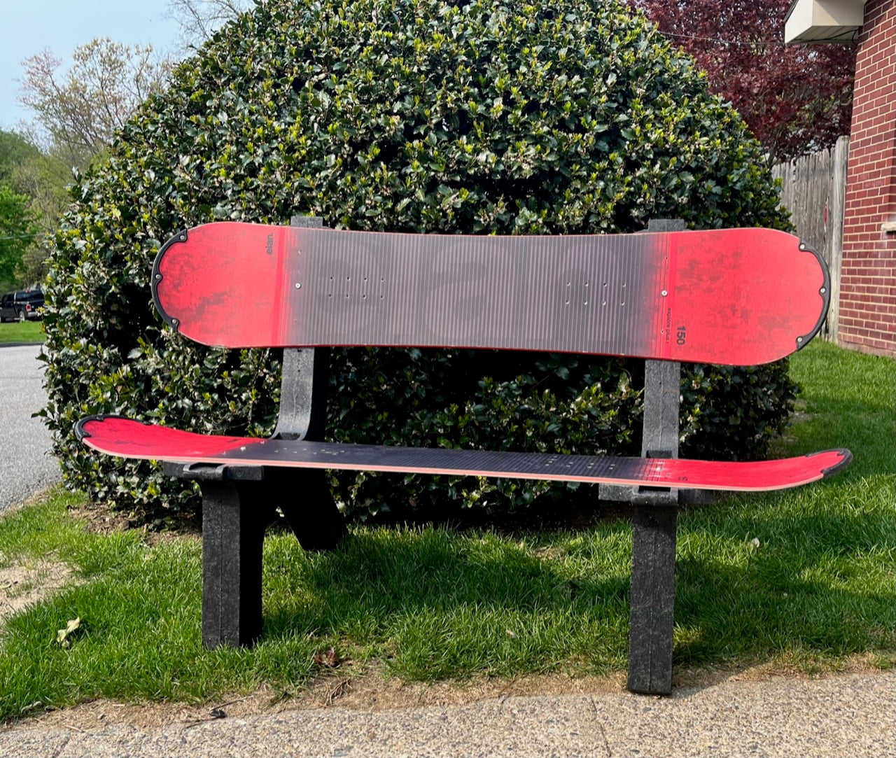 Customize your Recycled Snow Board Bench-Choose your type of Snow Board (Copy)
