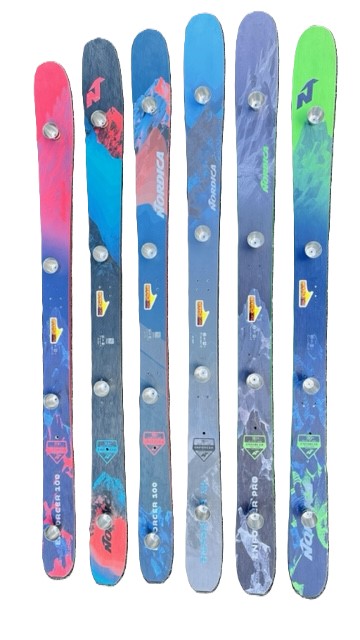 Shot Ski 4 shot, Newer All Mountain Enforcer with Mountain Scene, 4 Large 3 oz Shots, SkiShot, shotski, Wedding Shot, Tailgate