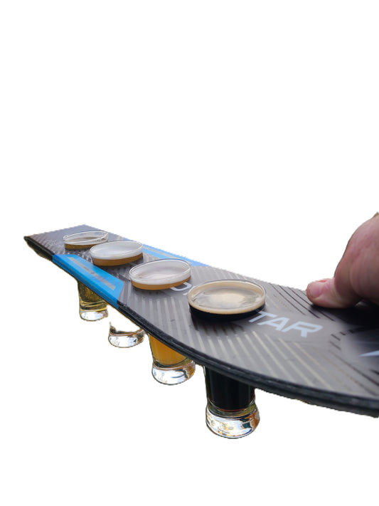 Beer Flight   Recycled Snow Ski Single Beer Flight only with no Glasses
