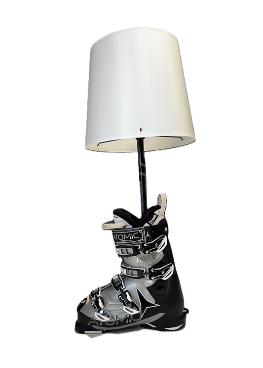 Ski Boot Lamp Made with a real Ski Boot, ready to plug in!