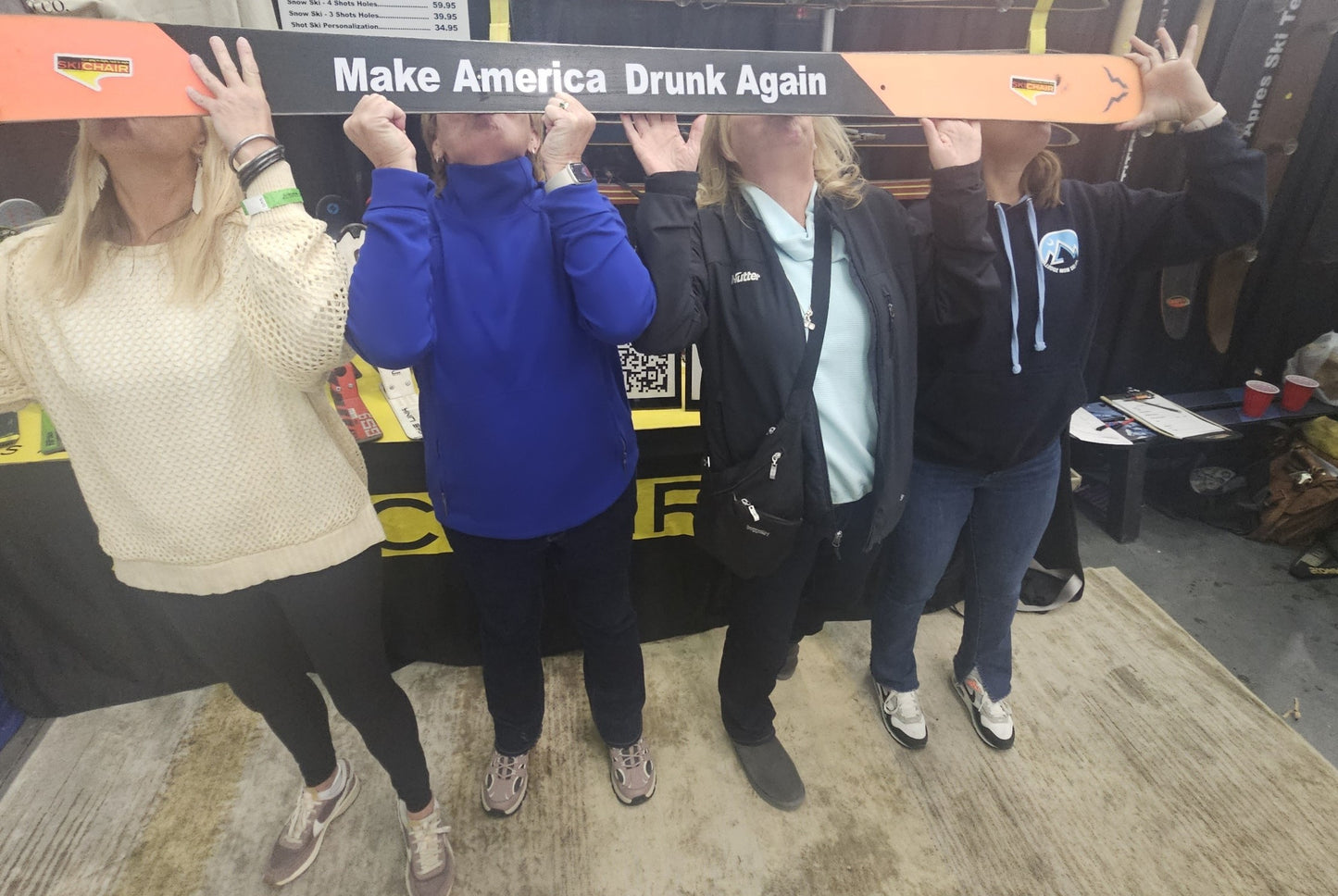 Personalized Shot Ski Water Ski - Shot Ski or Shotski, Made with a real water ski