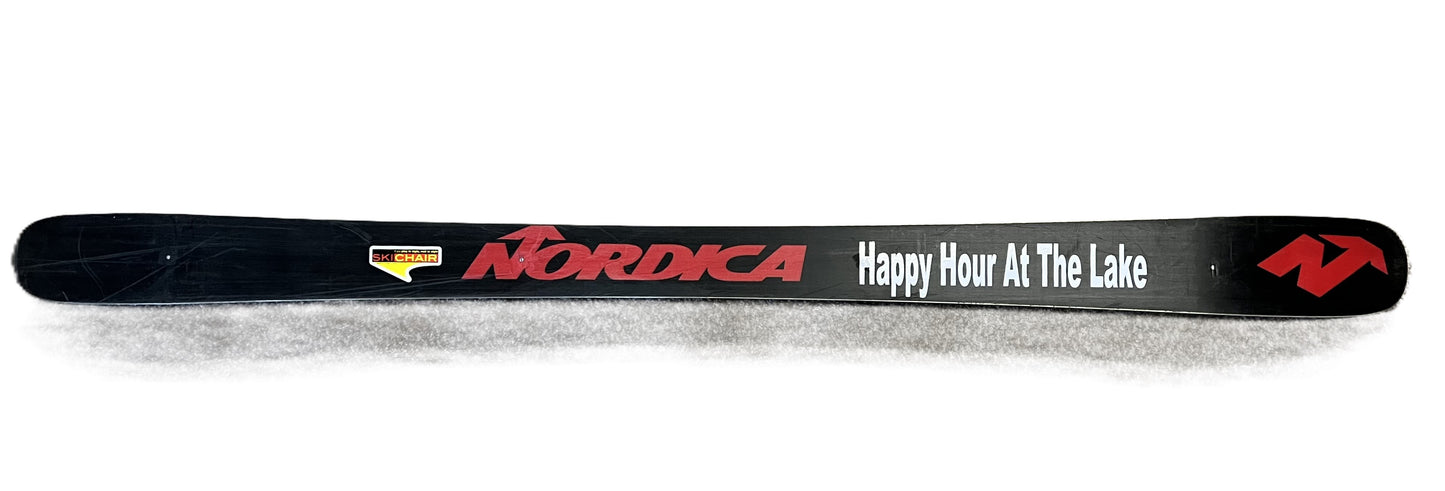 Personalization for shot ski already purchased made from cut Vinyl