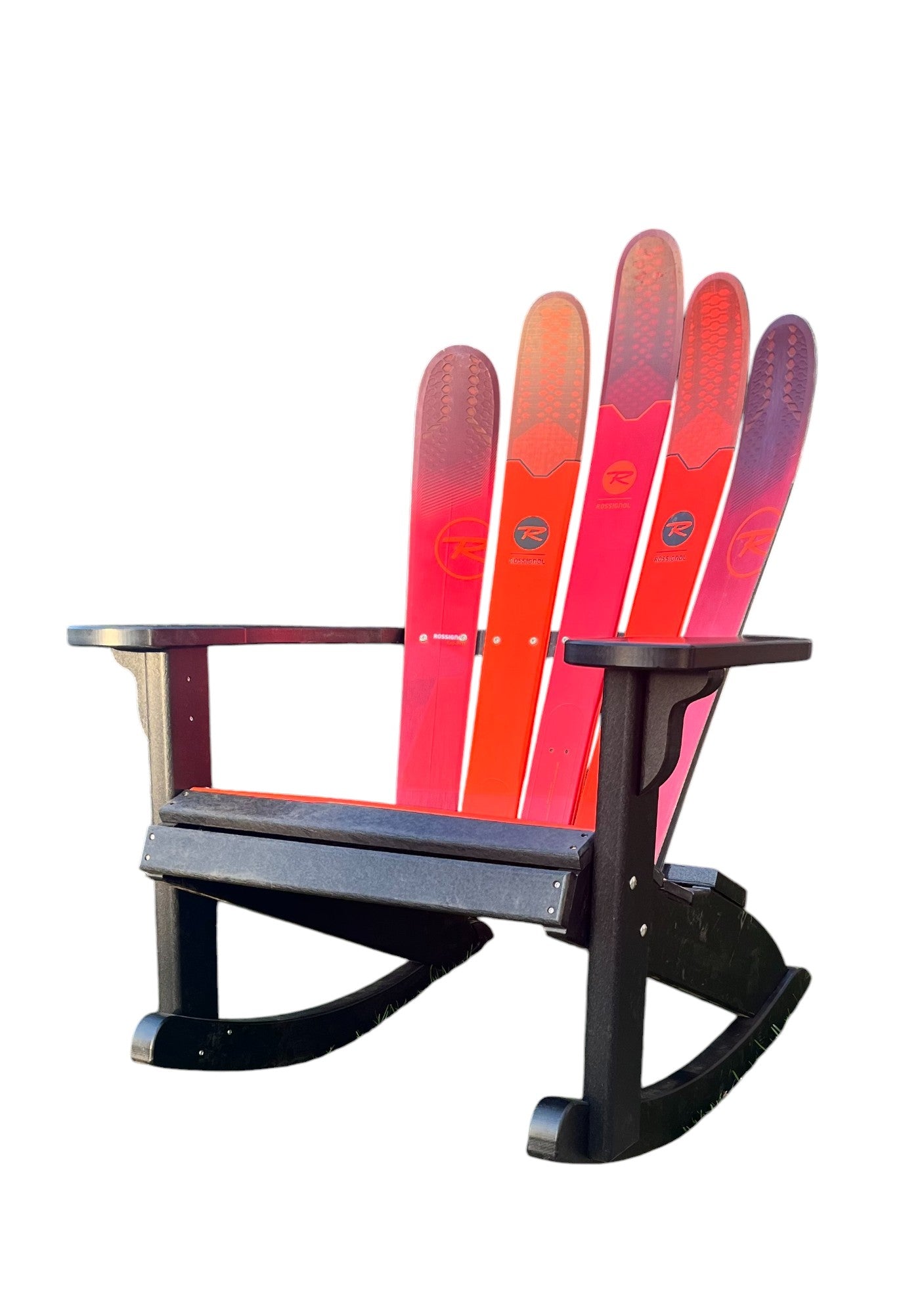 Customize you Skichair Rocker made from real Snow Skis