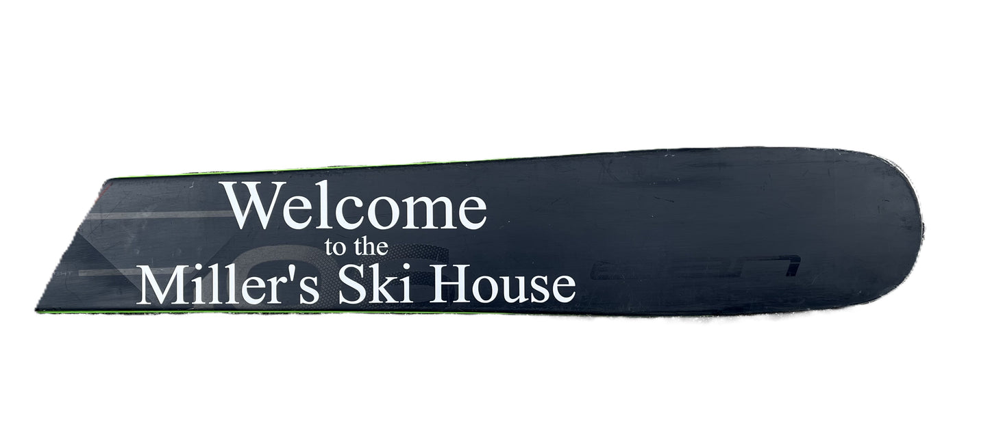 Ski Sign made with a Real Snow Ski Make America Great Again