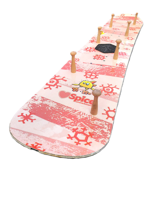 Snow Board Coat Rack made from real Snow Board that you can pick!