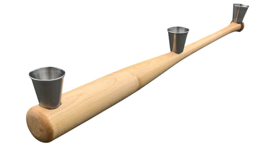 Baseball Triple Shot with 3 Shots, A Shot Bat is like a Shot Ski