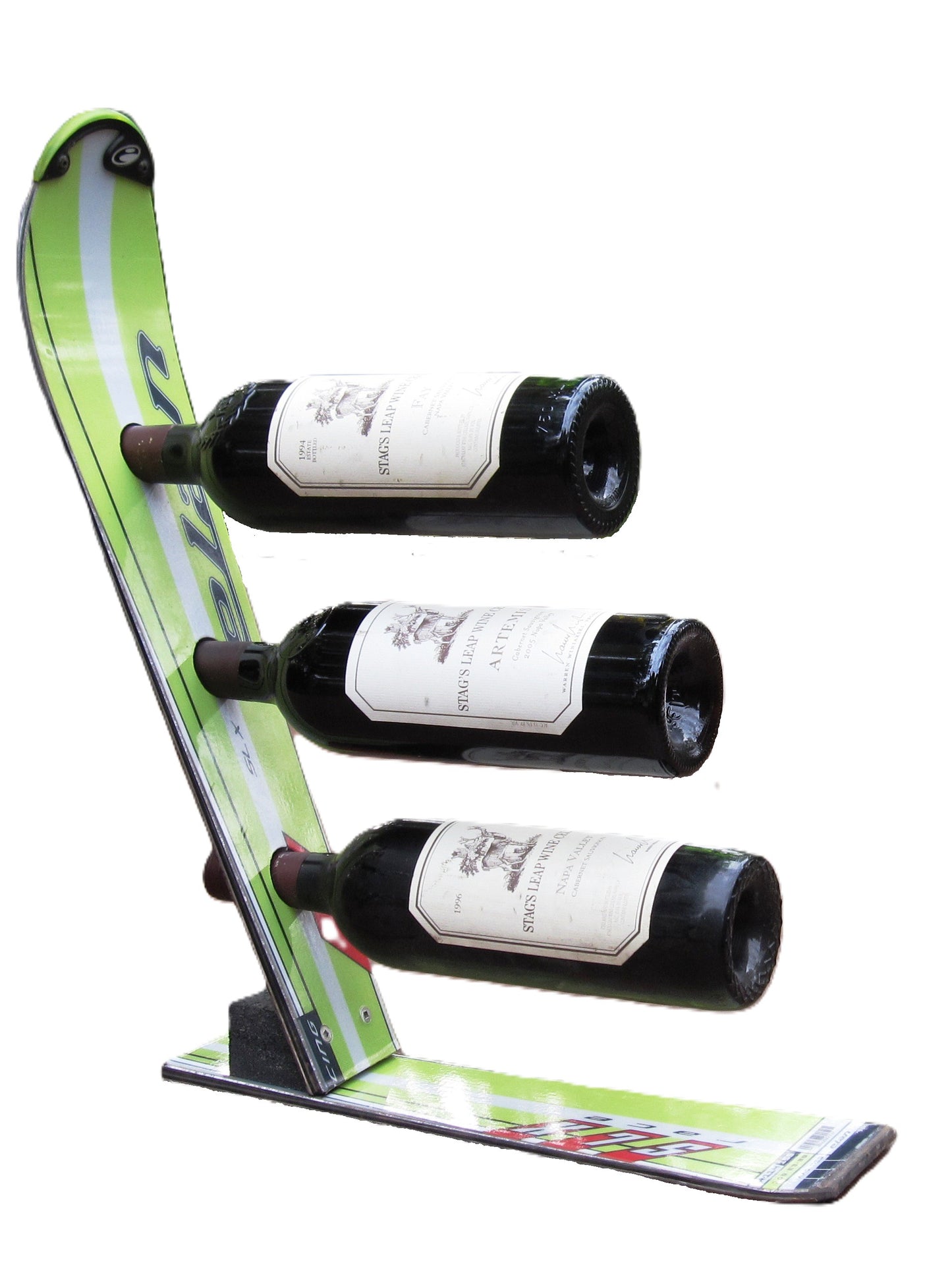 Customize your Snow Ski Wine Rack made from real skis that you can pick!