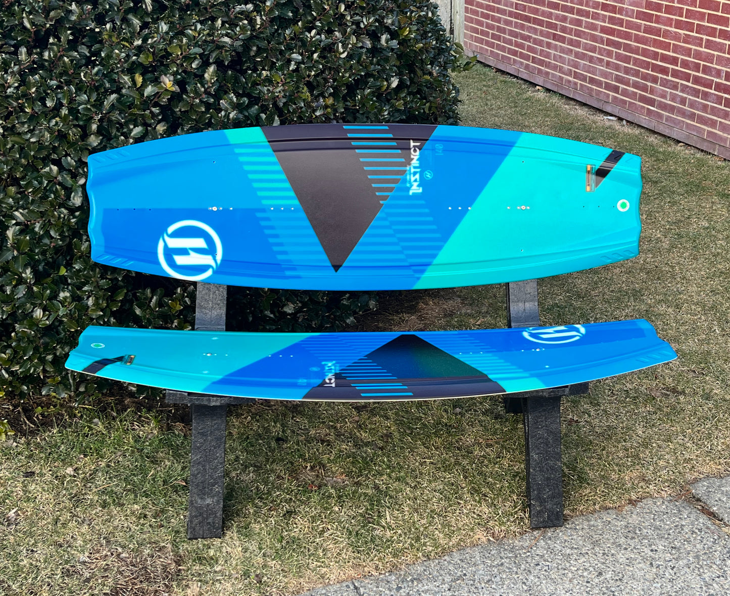 Surf Bench or Wake Board Bench, Made from a real recycled Wake Board
