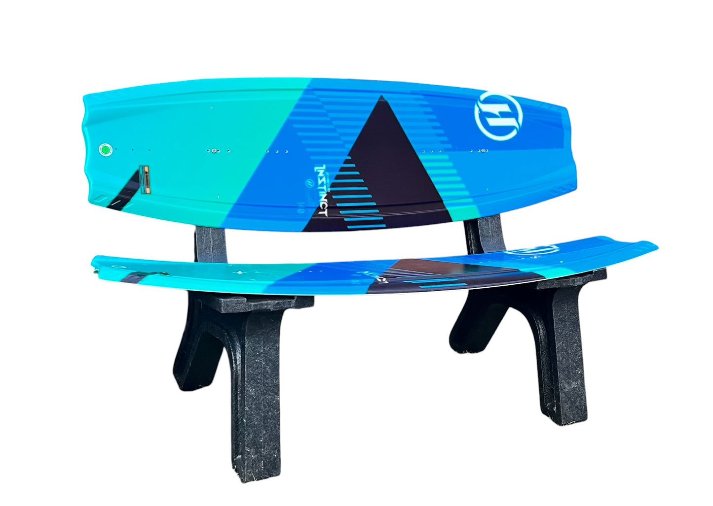 Surf Bench or Wake Board Bench, Made from a real recycled Wake Board