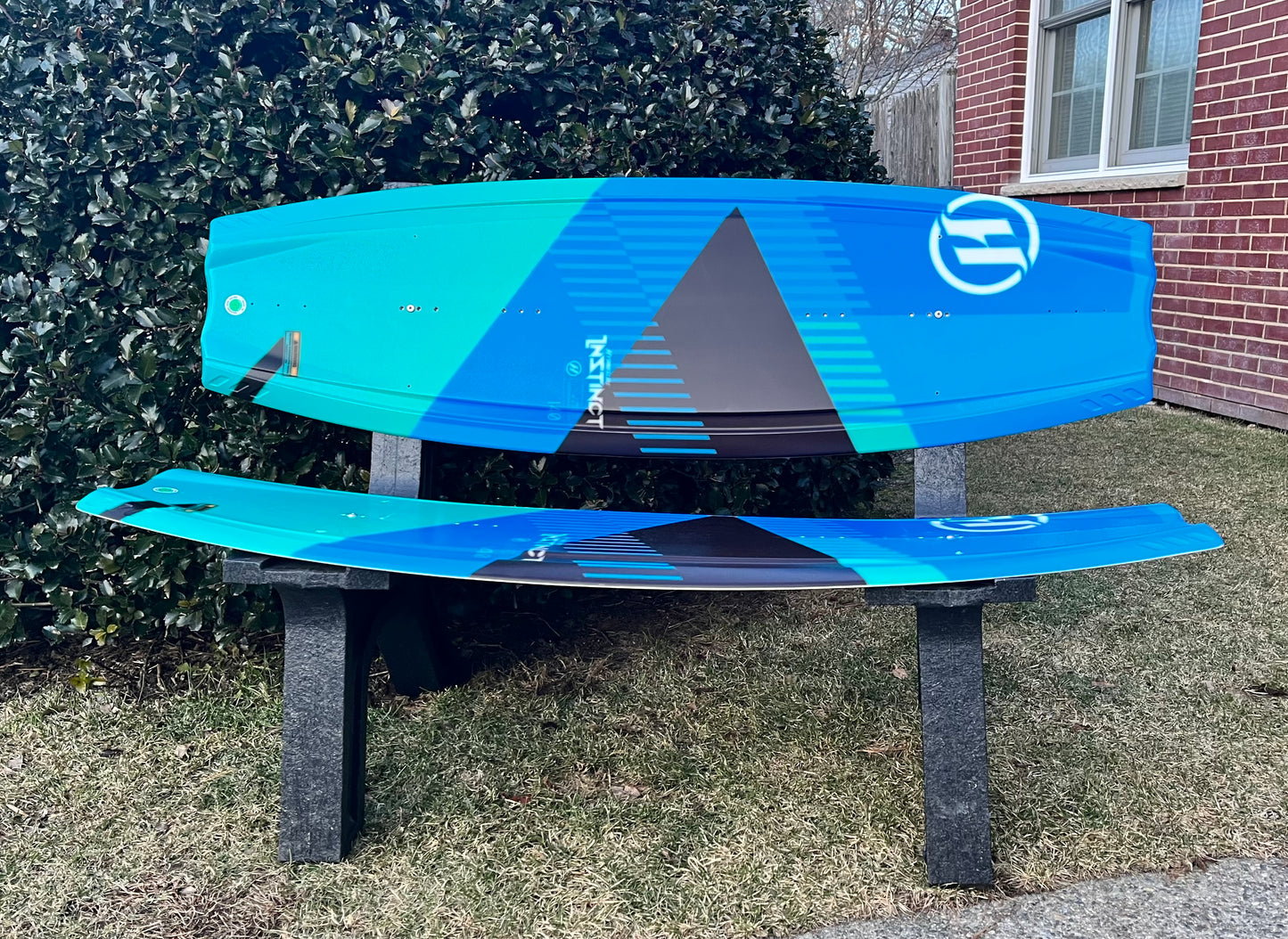 Surf Bench or Wake Board Bench, Made from a real recycled Wake Board