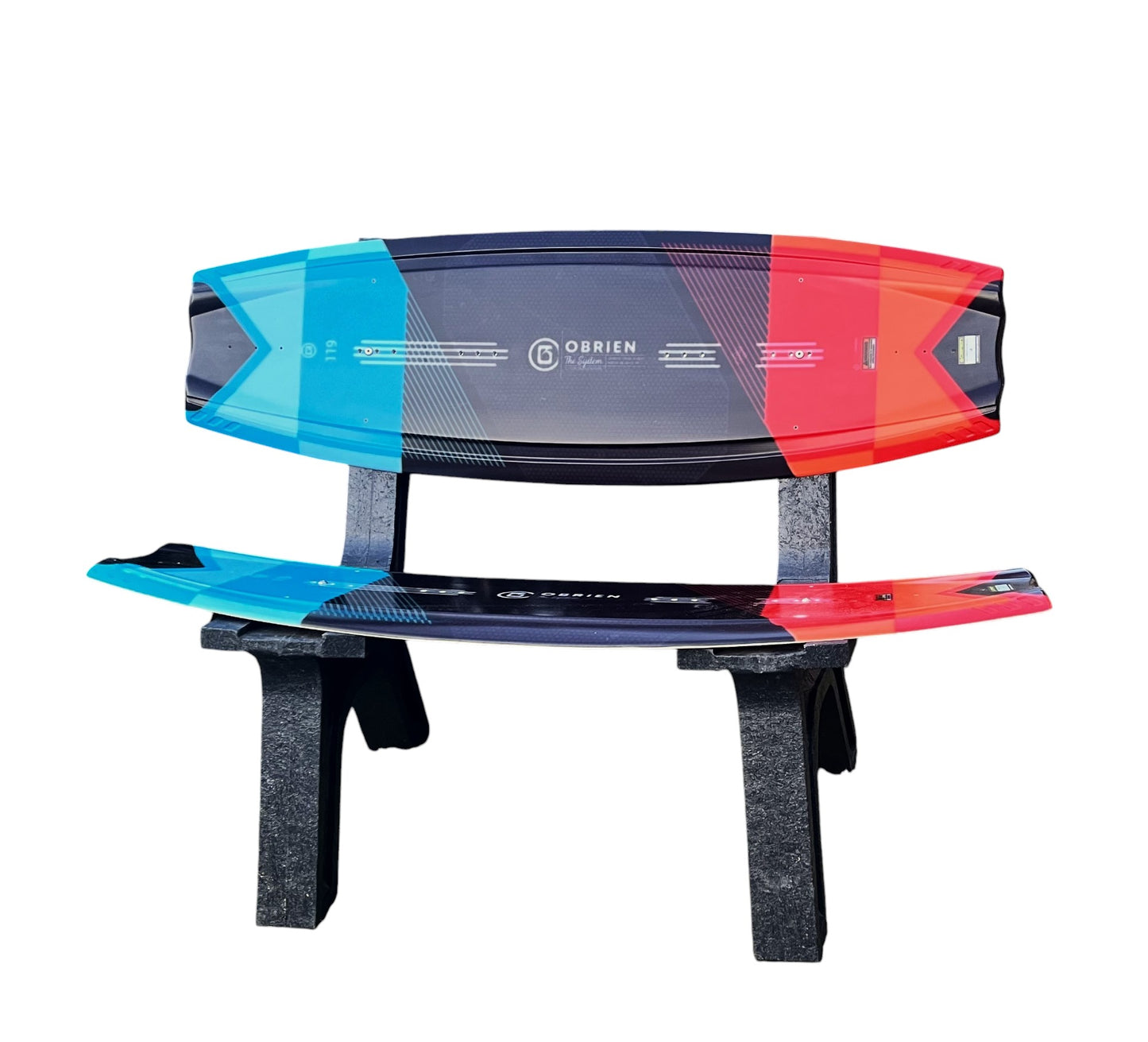Surf Bench or Wake Board Bench, Made from a real recycled Wake Board