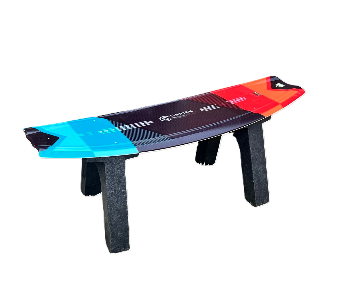 DIY Bench Ends or legs or Bench Kit without a Back made from Recycled Plastic for a Snow Ski Bench or a Snow Board Bench or a Wake Board Bench