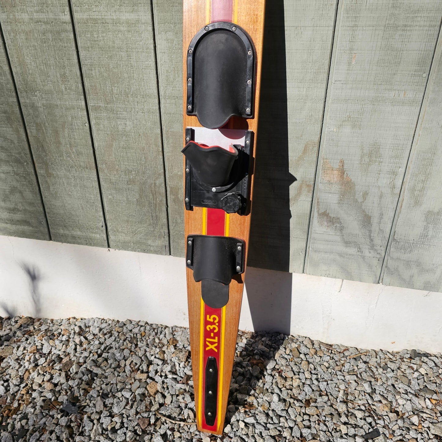 Shot Ski made from an Antique Western Wood Water Ski This is a New ski and never skied!! Shotski, 4 shot made from a real wooden water ski