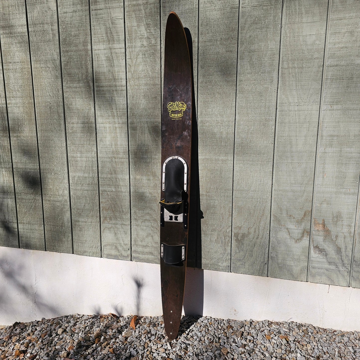Shot Ski made from an Antique Ski King Water Ski This is a New ski and never skied!! Shotski, 4 shot made from a real wooden water ski