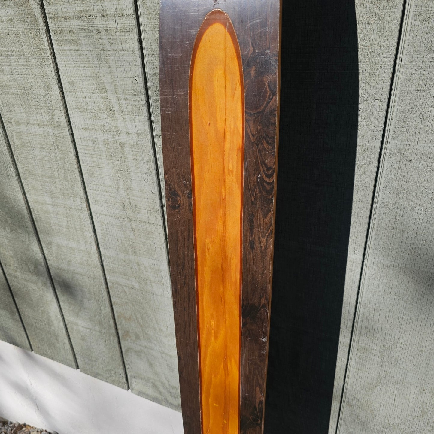 Shot Ski made from an Antique Ski King Water Ski This is a New ski and never skied!! Shotski, 4 shot made from a real wooden water ski