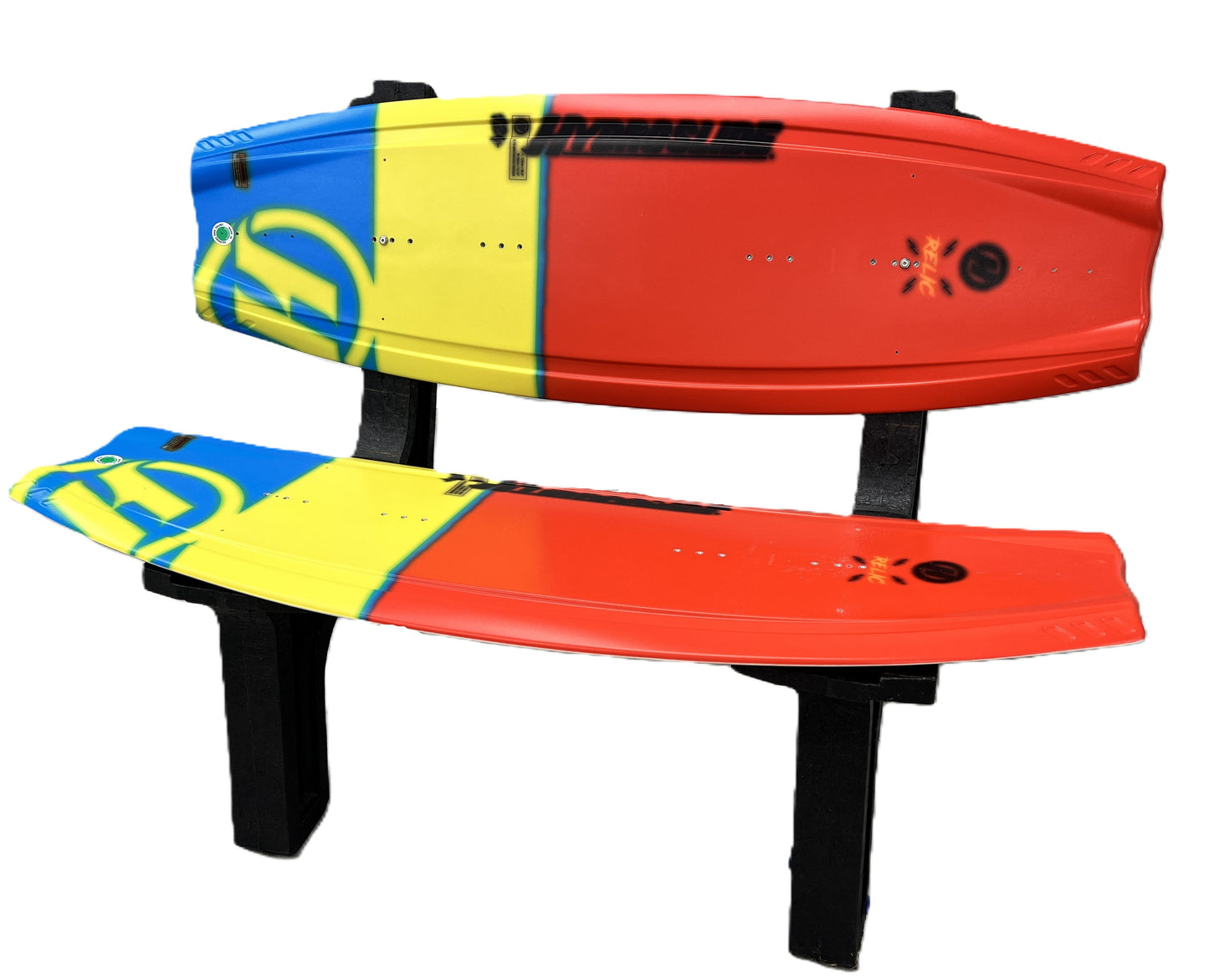 Wake Board Bench made with a real recycled Wake Board