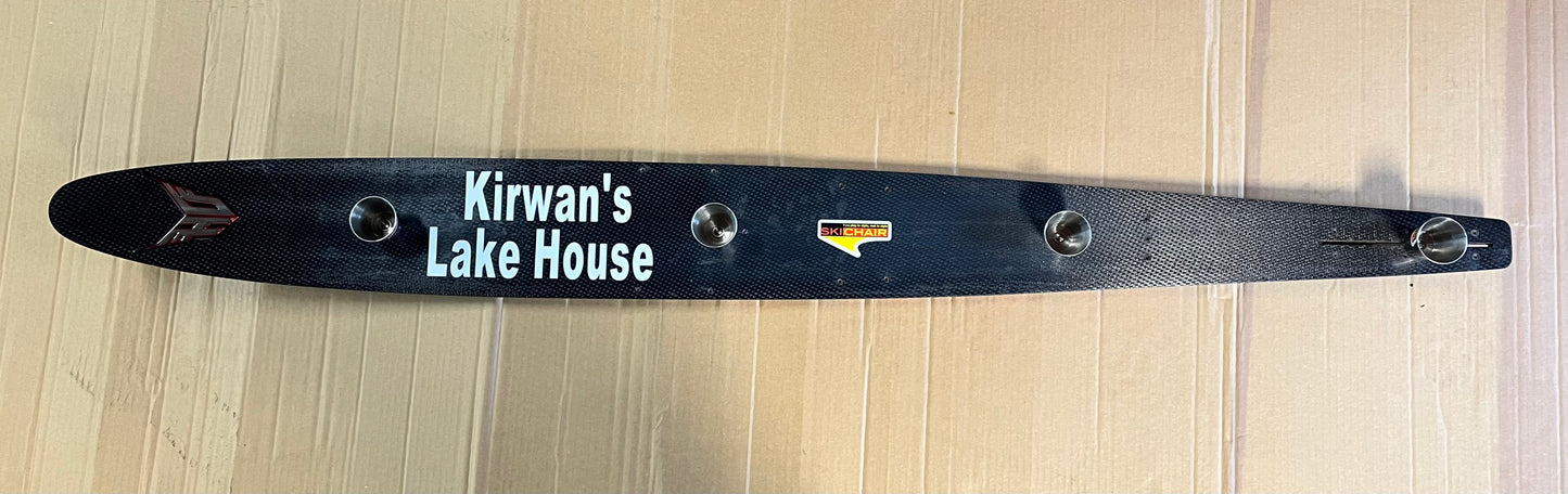 Personalized Shot Ski Water Ski - Shot Ski or Shotski, Made with a real water ski