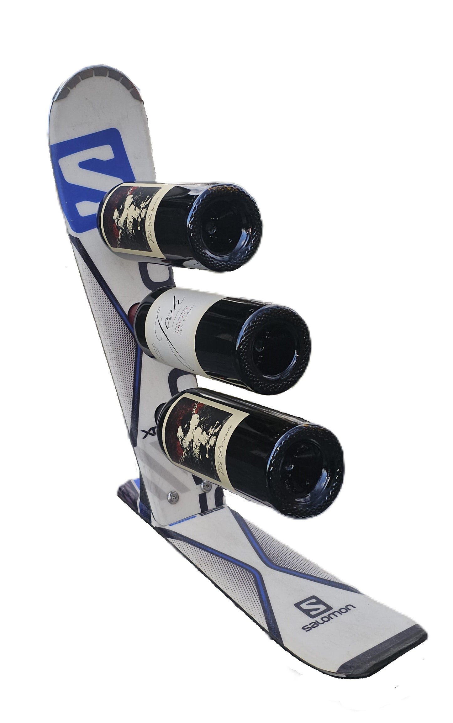 Customize your Snow Ski Wine Rack made from real skis that you can pick!