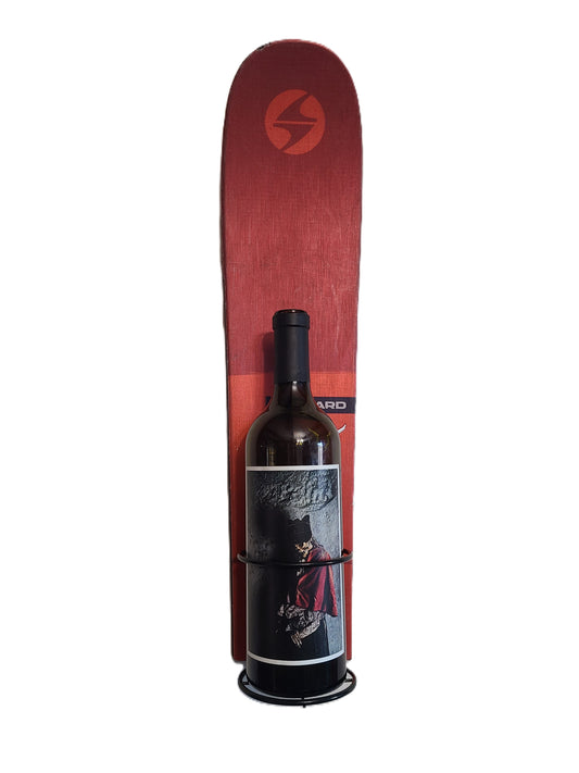Snow Ski Wine Rack - Wall Mount or Table Top- made from an authentic snow ski