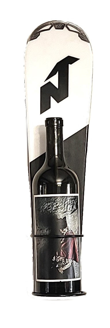 Snow Ski Wine Rack - Wall Mount or Table Top- made from an authentic snow ski