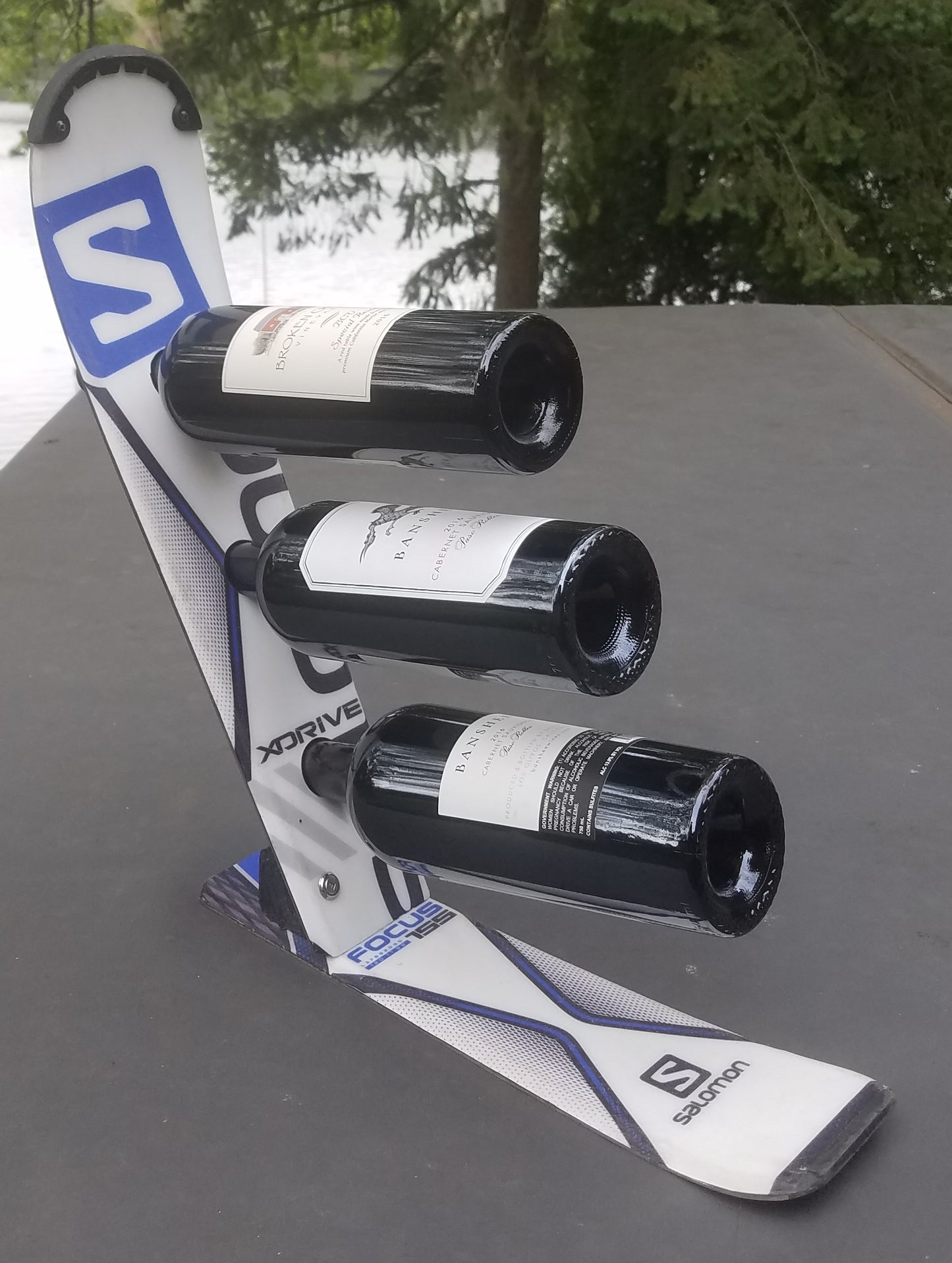 Personalized Ski Wine Rack   Snow Ski Wine Rack   Customize-Choose your type of Snow Ski
