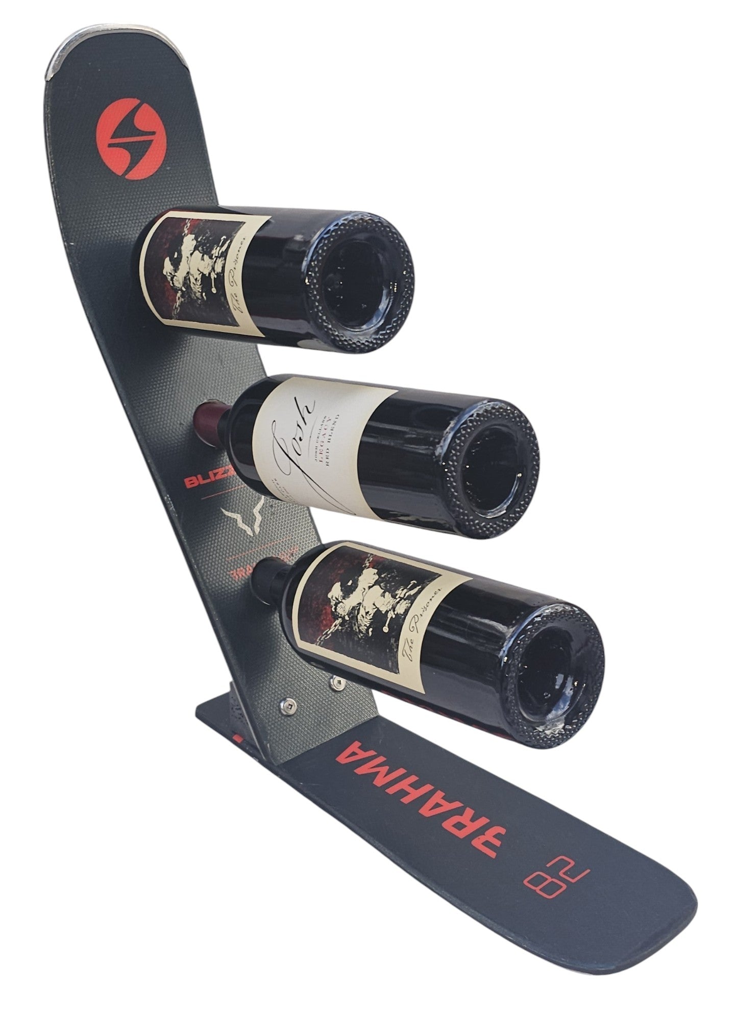 Ski Wine Rack Snow Ski Wine Rack made with a Real Newer and Wider Ski and you can choose the ski