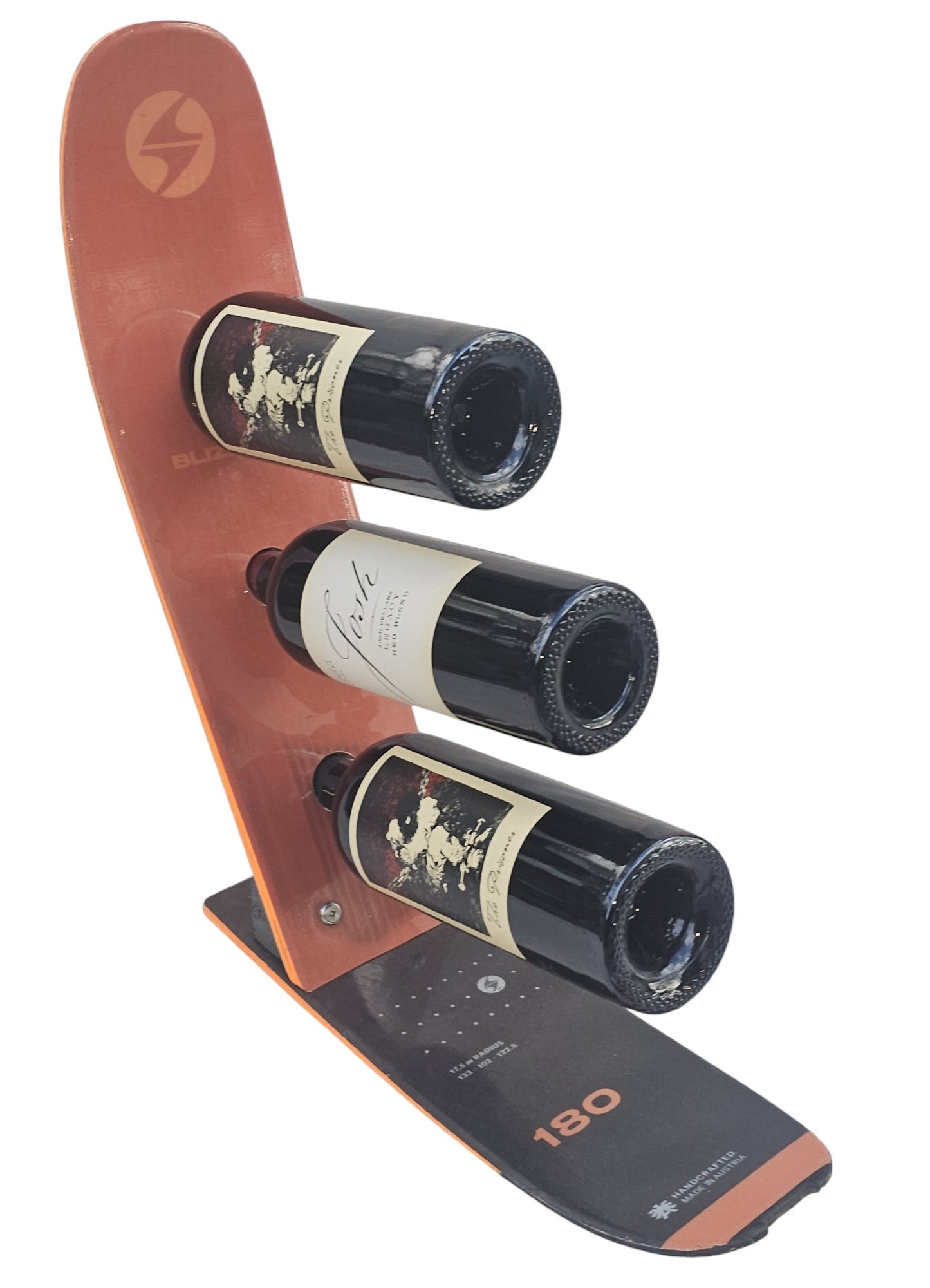 Ski Wine Rack Snow Ski Wine Rack made with a Real Newer and Wider Ski and you can choose the ski