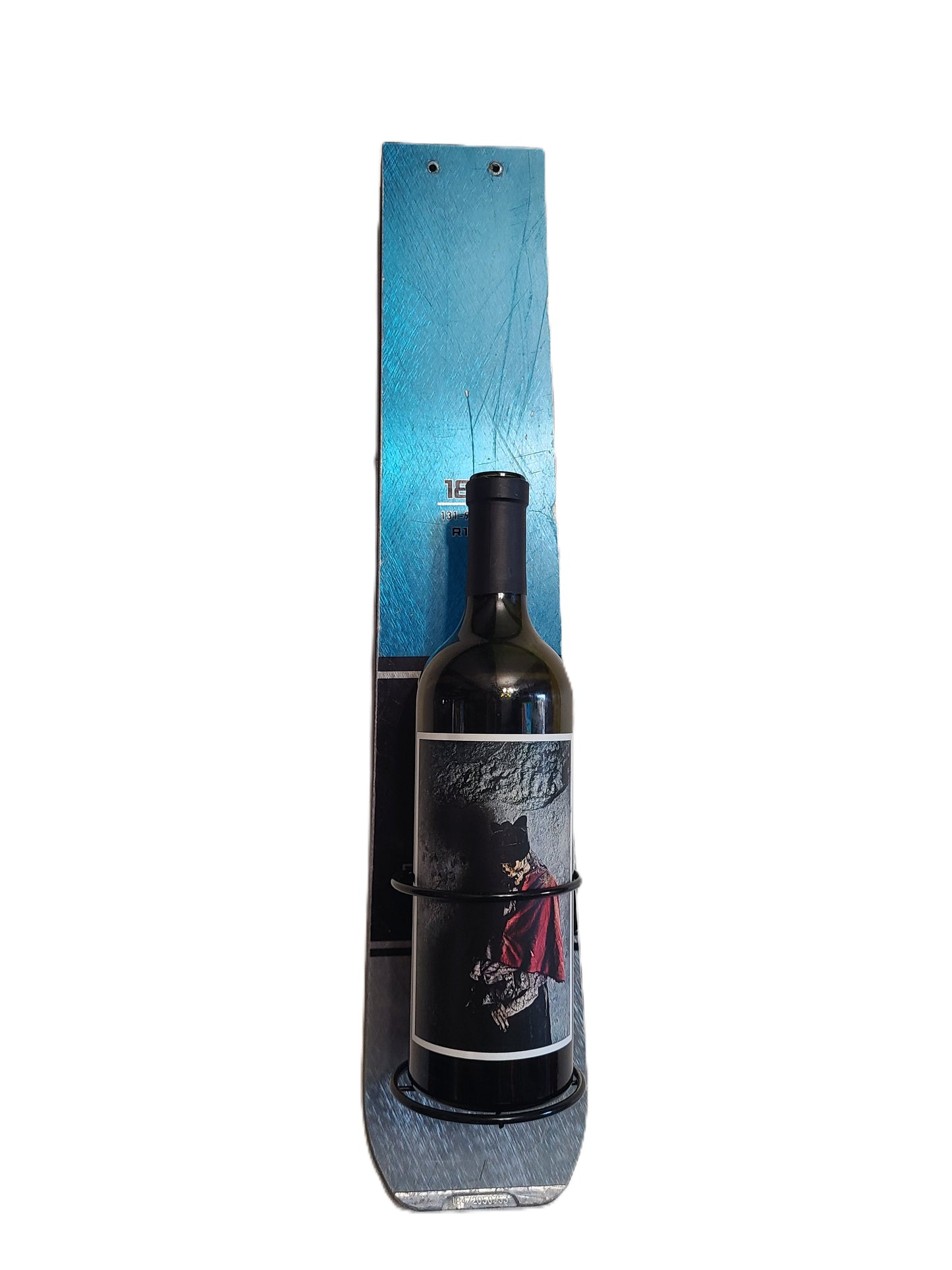 Snow Ski Wine Rack - Wall Mount or Table Top- made from an authentic snow ski