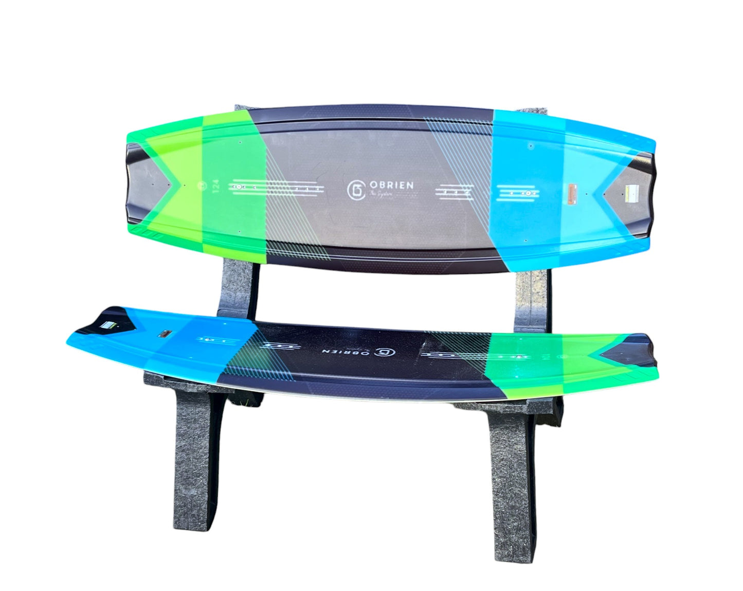 Surf Bench or Wake Board Bench, Made from a real recycled Wake Board