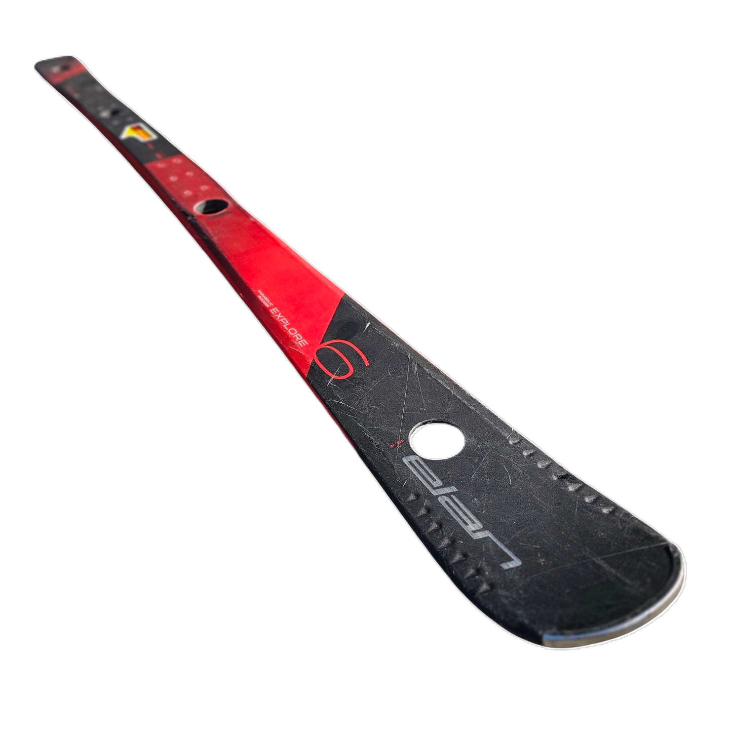 Shot ski 3 shot, Real Snow Ski with holes and 3 plastic 2oz shot glasses - shotski