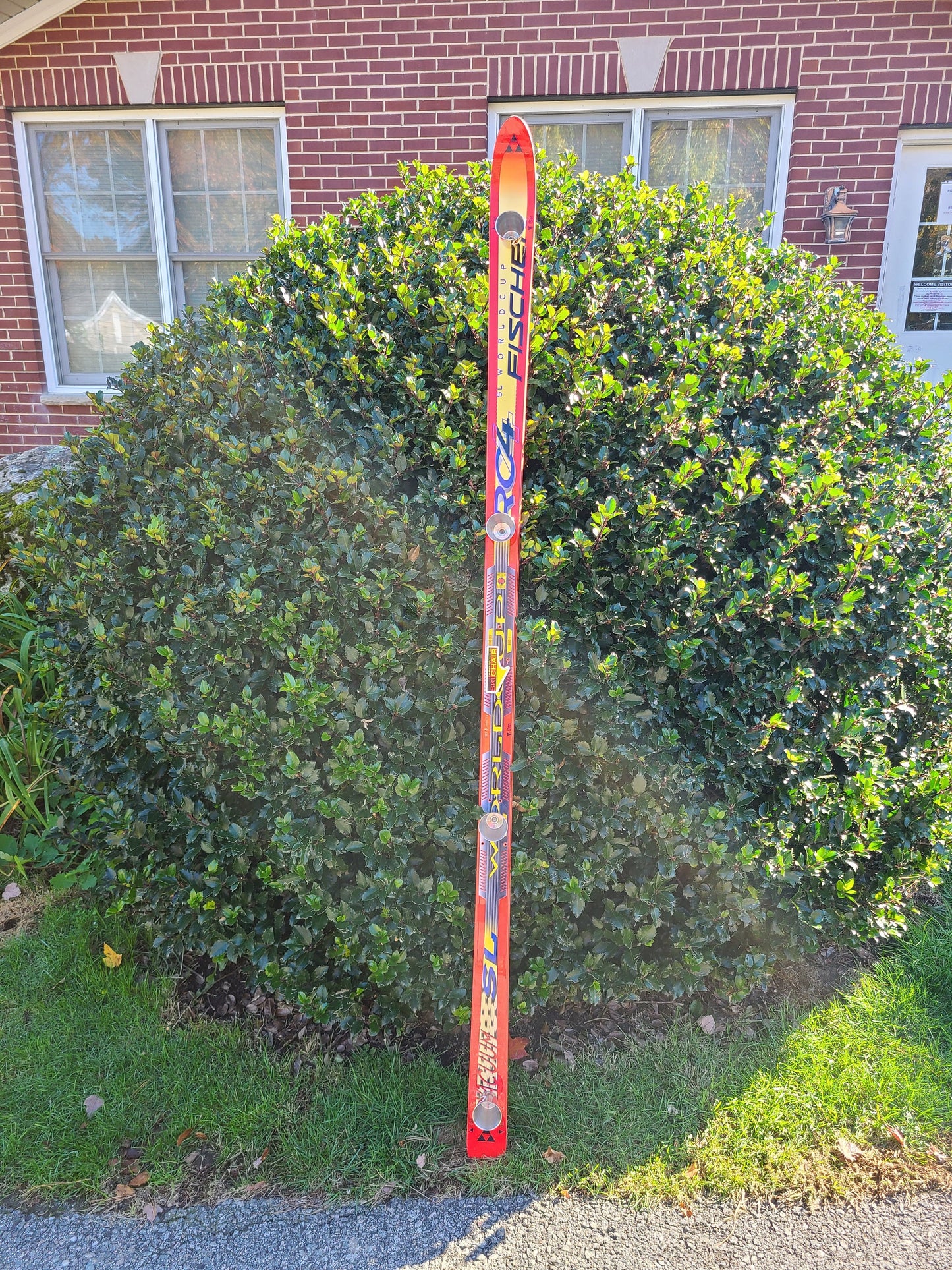 Shot Ski Legendary Old School Fischer Race Shot Ski 4 shot, Large 3 oz Shots, SkiShot, made from real skis