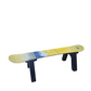 Ski Patio set - 4 piece - A Skichair, Snowboard or Snow Ski Table and Bench and a Ski Rocker