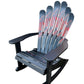 Ski Patio set - 2 piece - Customize your Recycled Snow Ski or Snow Board Patio set with a Ski Bench