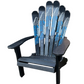 Ski Patio set - 4 piece - A Skichair, Snowboard or Snow Ski Table and Bench and a Ski Rocker