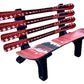 Ski Patio set - 2 piece - Customize your Recycled Snow Ski or Snow Board Patio set with a Ski Bench