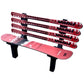 Mixed Snow Board and Snow Ski Bench made with Real  Recycled Snow Skis (Copy)
