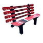 Mixed Snow Board and Snow Ski Bench made with Real  Recycled Snow Skis (Copy)