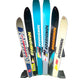 Adirondack Skichairs made with different snow skis