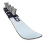 Shot Ski Travel Kit complete with 4 large 2.5oz Stainless shots Glasses and Velcro Strap to wrap the ski