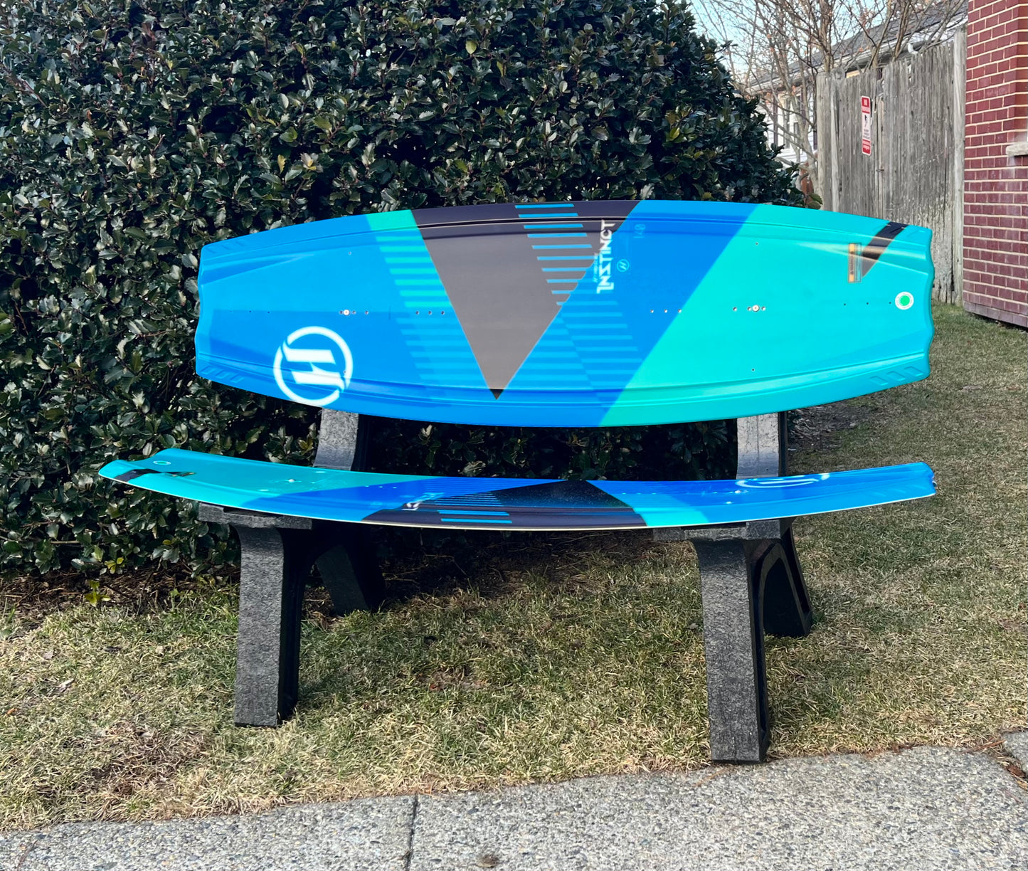 Wake Board Bench, Made from a real recycled Wake Board